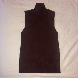 Zara Sleeveless Turtle Neck